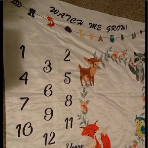 Baby growth blanket